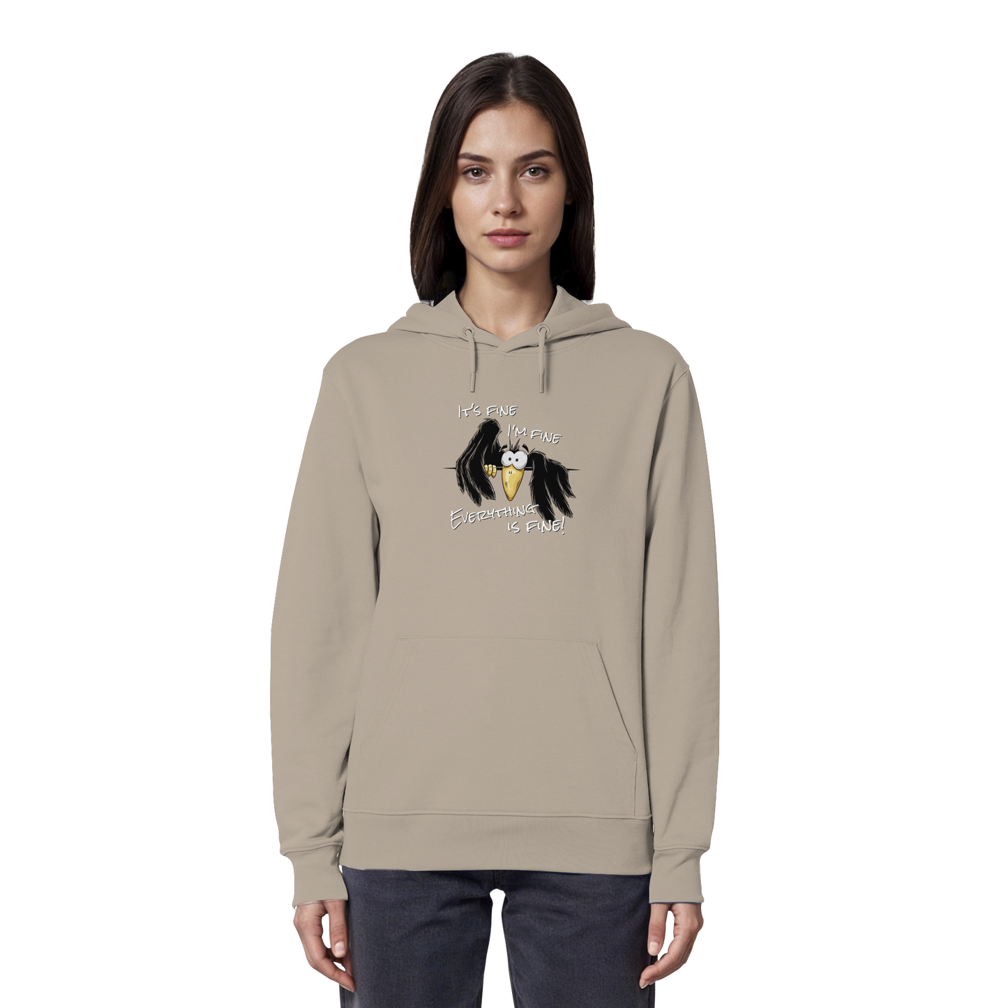 I’m Fine Rabe | Alles Gut Krähe - Organic Hoodie