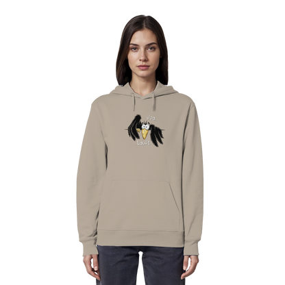 Joa Läuft Krähe gechillter Rabe - Organic Hoodie
