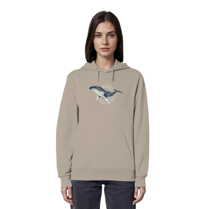 Whale, Hello There | Buckelwal - Organic Hoodie