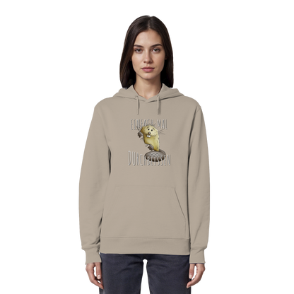 Einfach mal Durchbeissen Biber - Organic Hoodie