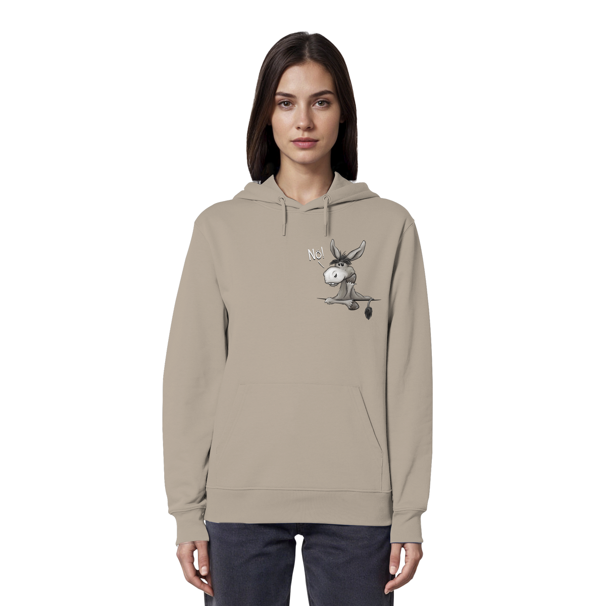 Nö! Störrischer Esel - Organic Hoodie