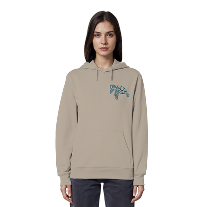 Lässig lustige Wasserschildkröte - Organic Hoodie
