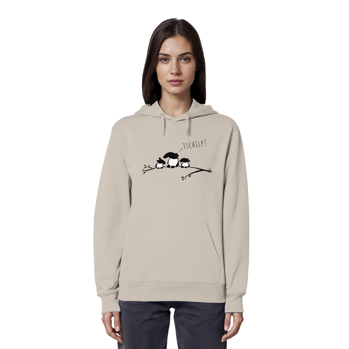 Drei kleine Tapir-Vögel - Organic Hoodie