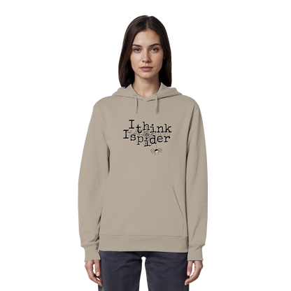 I think I spider - Spinne - Organic Hoodie
