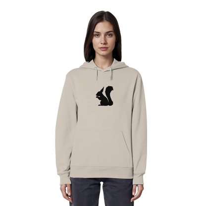 Eichhörnchen Silhouette - Organic Hoodie