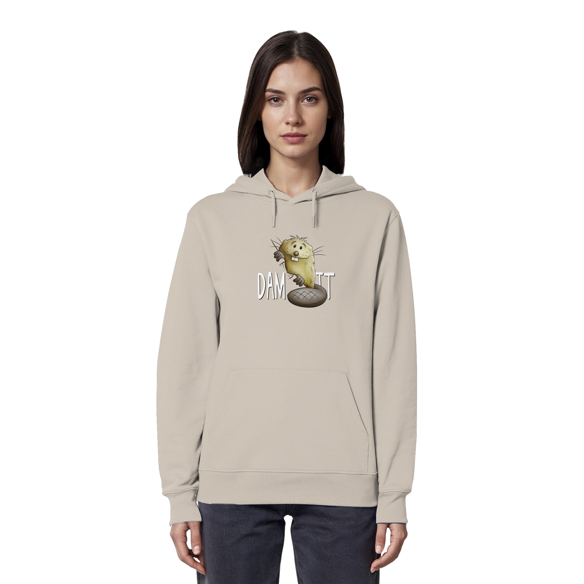 Dam It Verdammt Lustiger Biber - Organic Hoodie