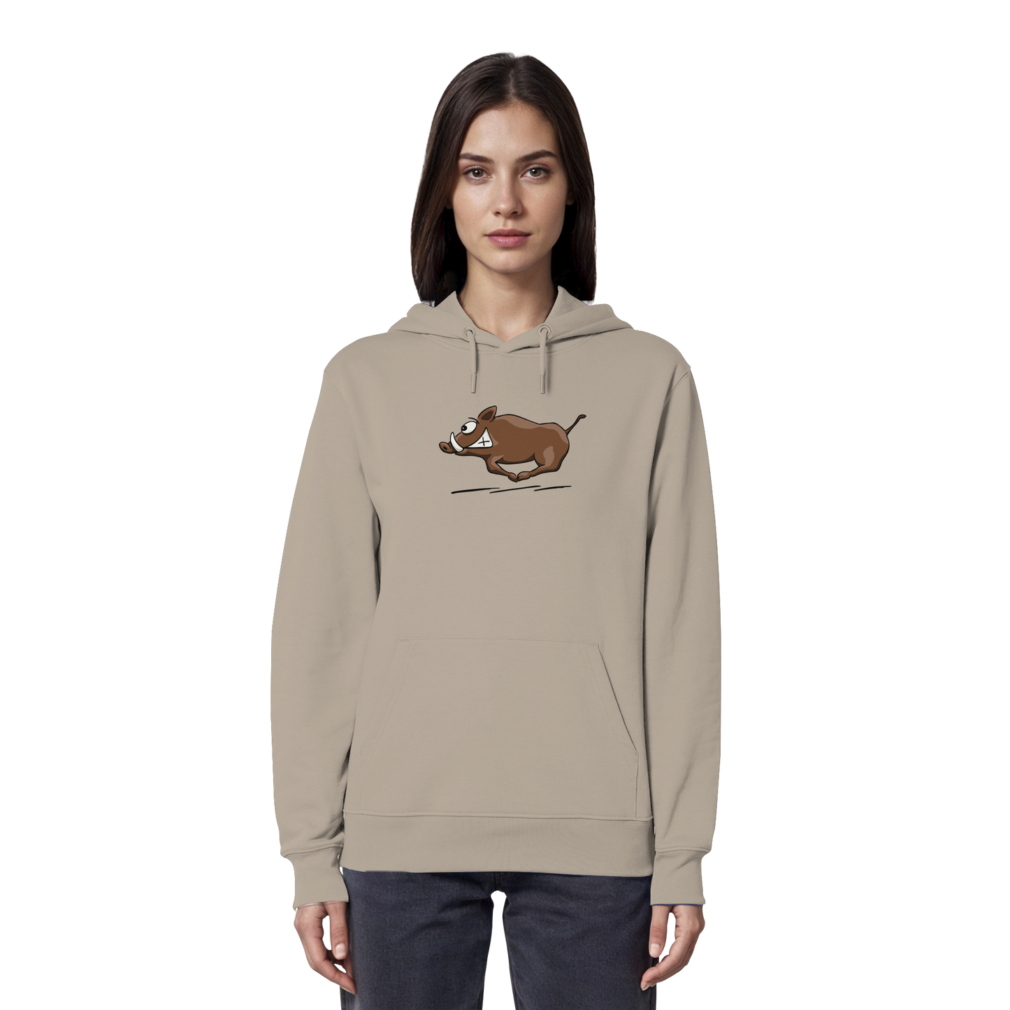 sauwildes Wildschwein | Wildsau  - Organic Hoodie