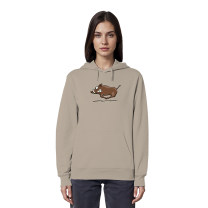 sauwildes Wildschwein | Wildsau  - Organic Hoodie