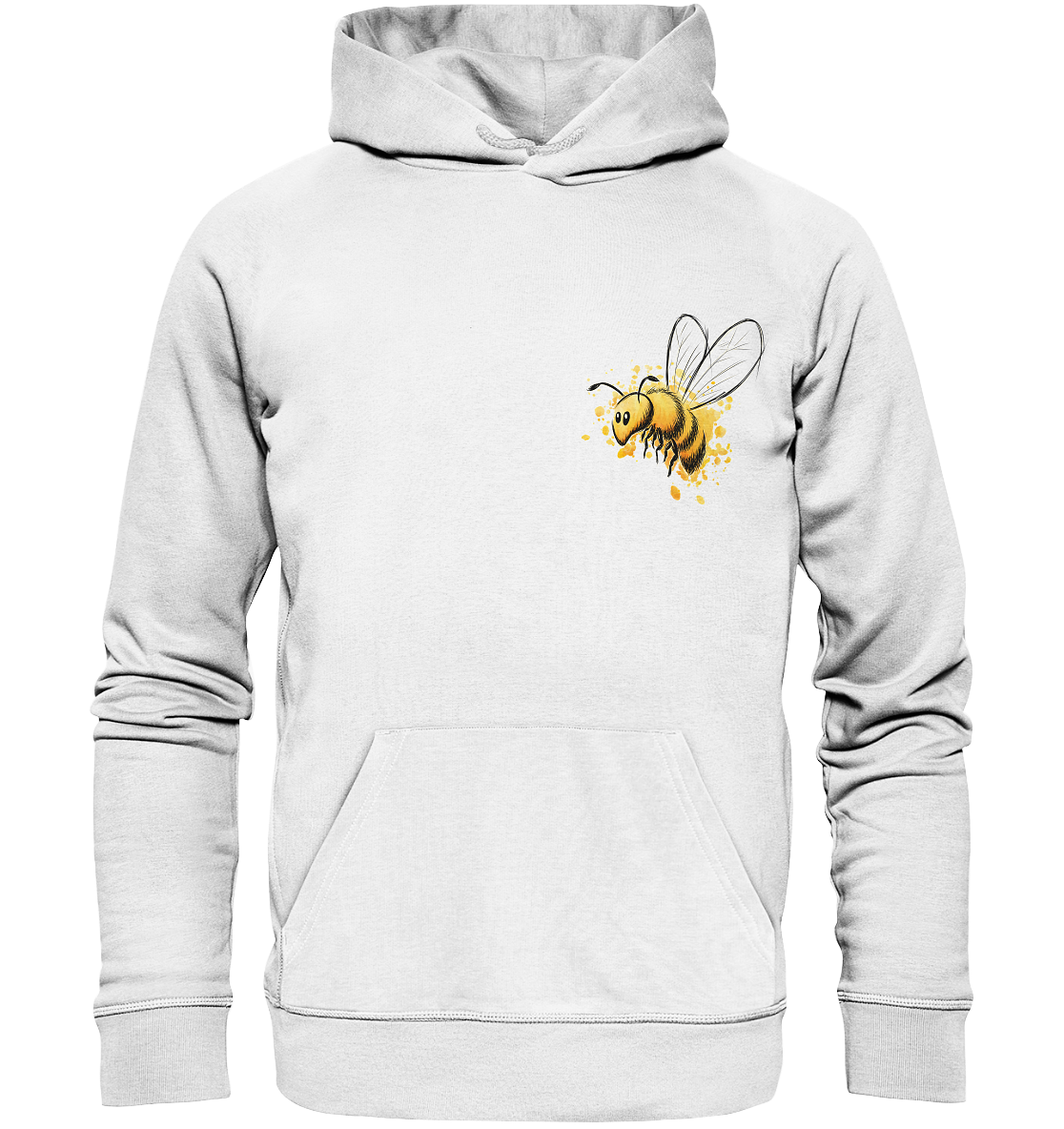 Lässige kleine Honig-Biene - Organic Hoodie