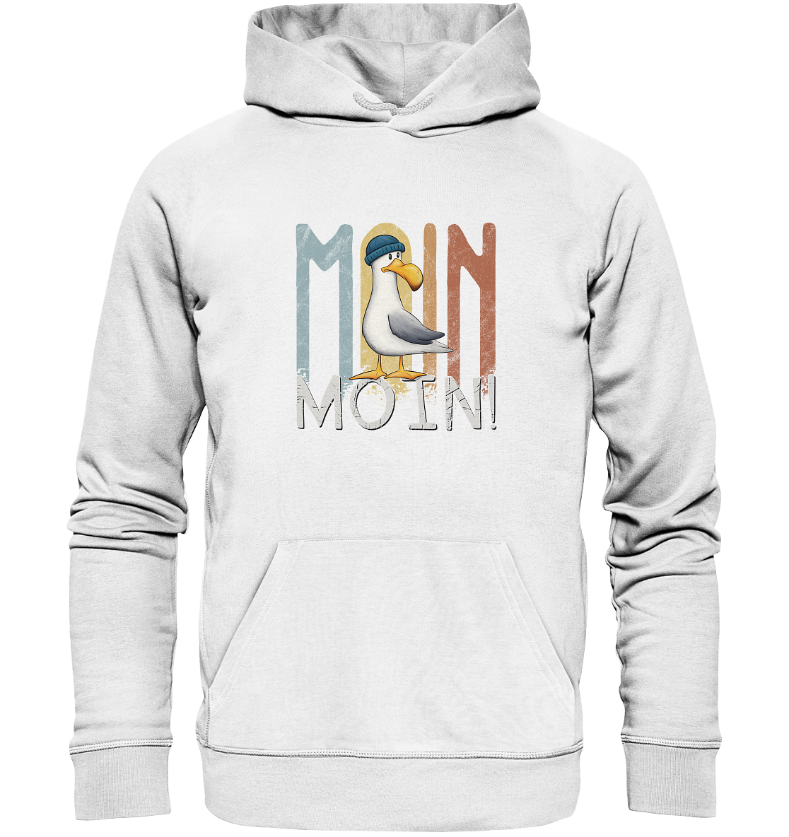 Moin Moin norddeutsche Möwe - Organic Hoodie