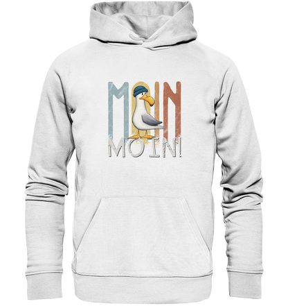 Moin Moin norddeutsche Möwe - Organic Hoodie