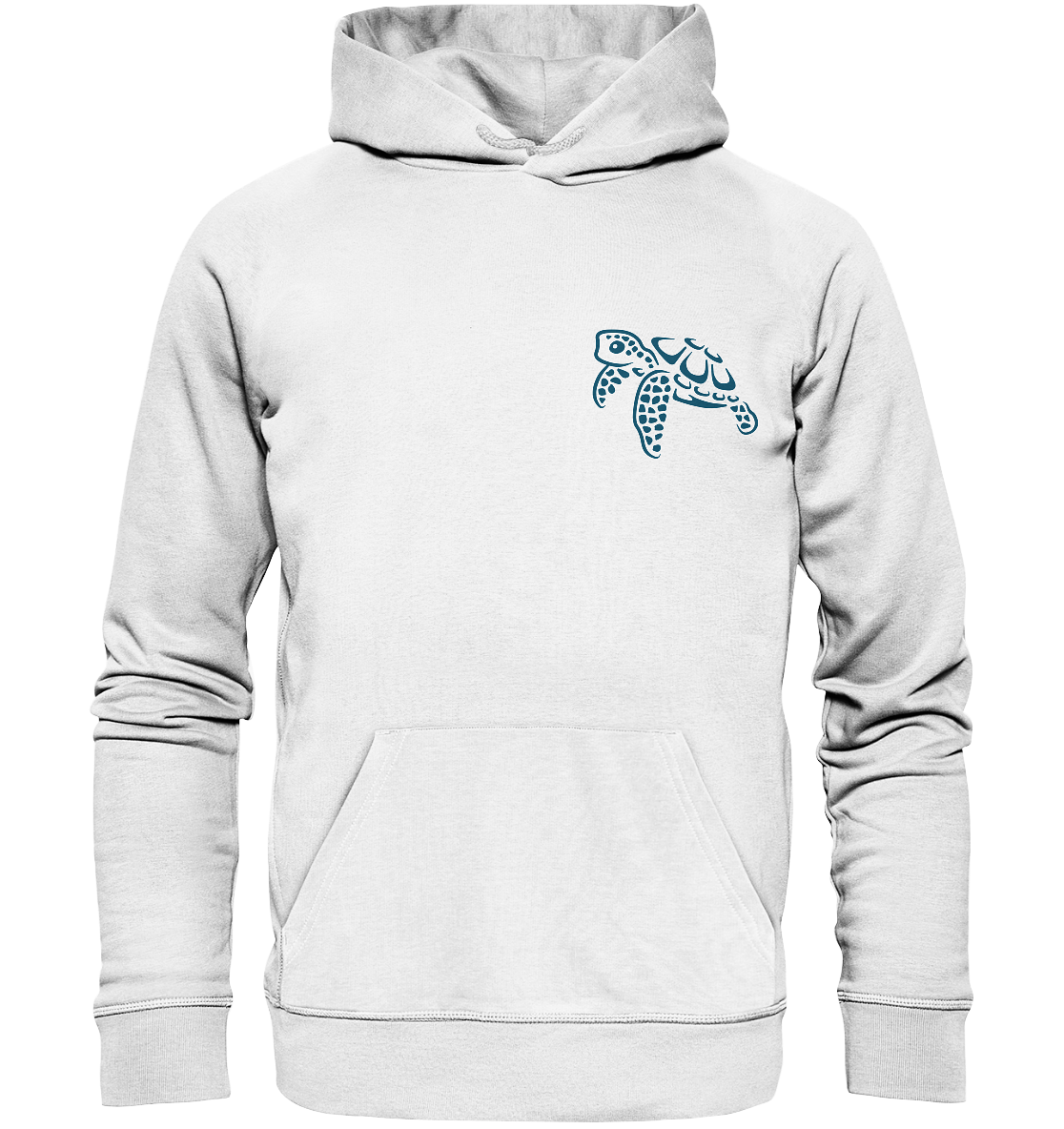 Lässig lustige Wasserschildkröte - Organic Hoodie
