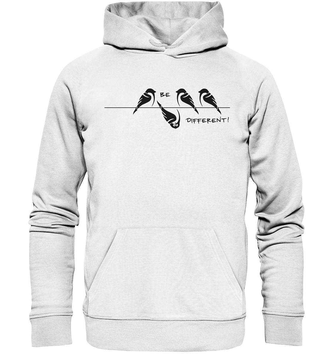 Sei anders, kleiner Spatz - Organic Hoodie
