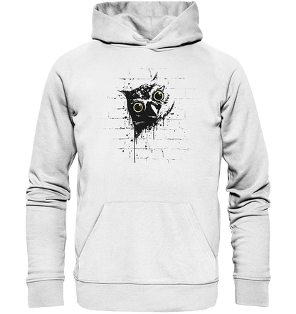 Lässige Street Art Eule - Organic Hoodie