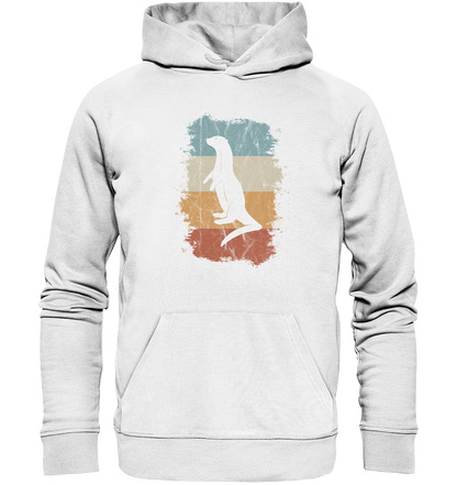 Retro Otter Fischotter Silhouette - Organic Hoodie