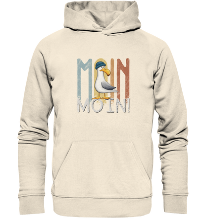 Moin Moin norddeutsche Möwe - Organic Hoodie