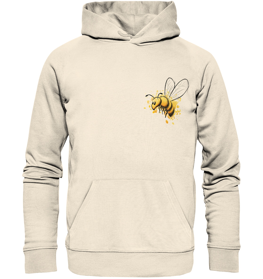 Lässige kleine Honig-Biene - Organic Hoodie
