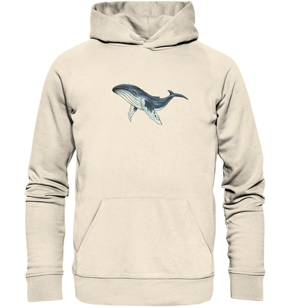 Tiefsee Ozean-Riese Buckelwal - Organic Hoodie