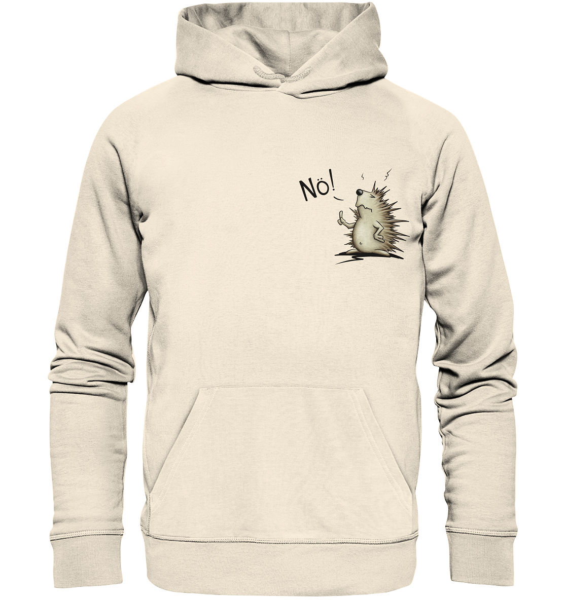Nö! Grummeliger Igel - Organic Hoodie