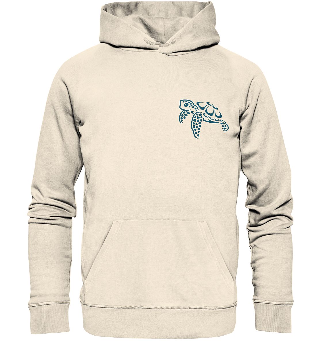 Lässig lustige Wasserschildkröte - Organic Hoodie