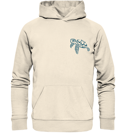 Lässig lustige Wasserschildkröte - Organic Hoodie