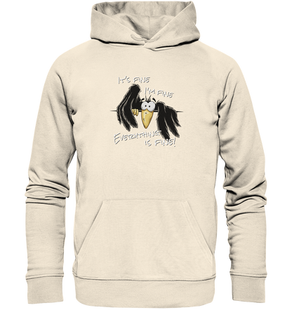I’m Fine Rabe | Alles Gut Krähe - Organic Hoodie