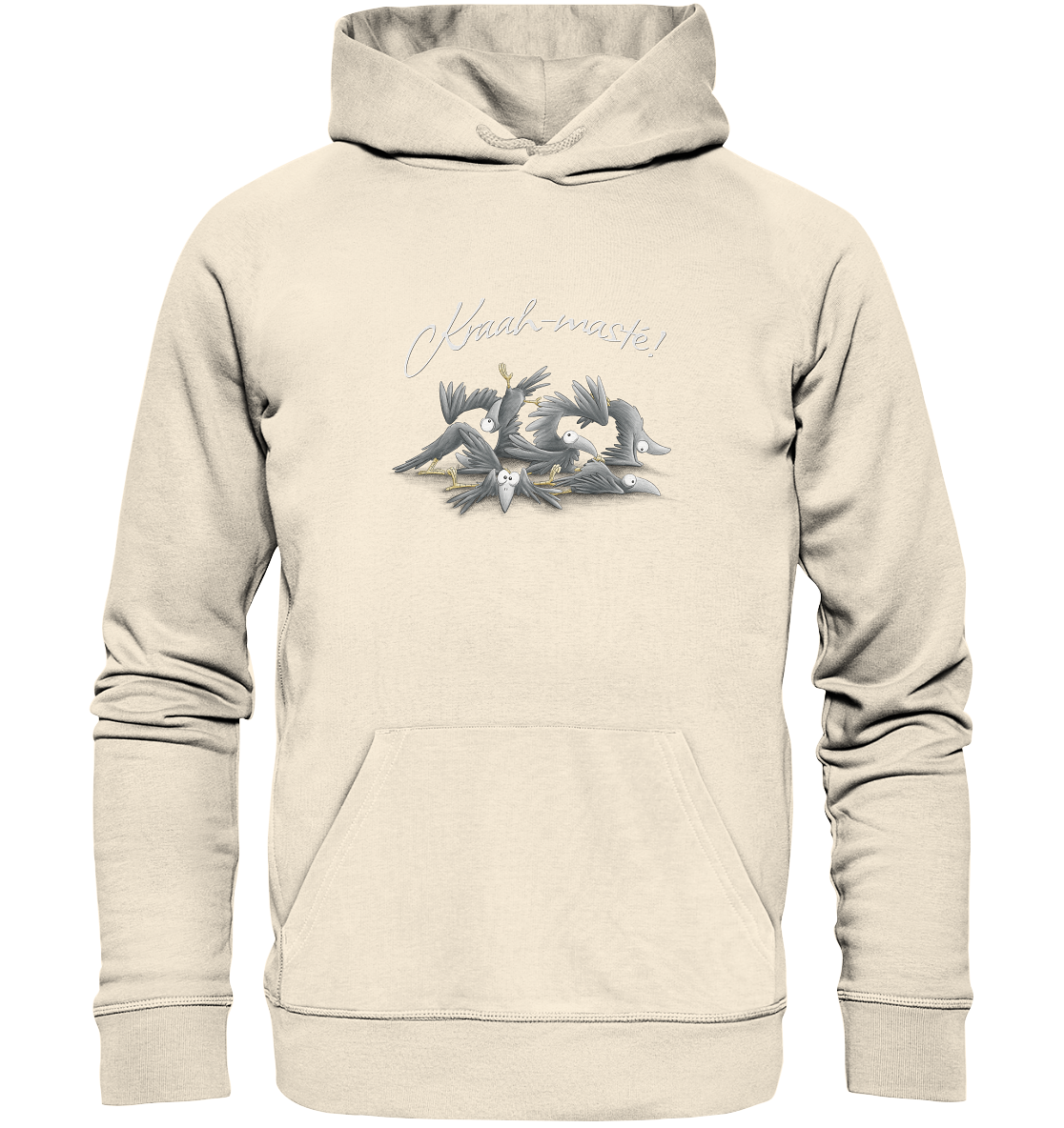 Kraah-masté! Yoga Raben Krähen - Organic Hoodie
