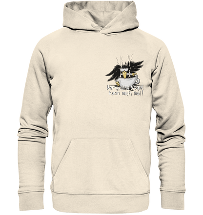 Der frühe Vogel kann mich mal | Kaffee Rabe - Organic Hoodie