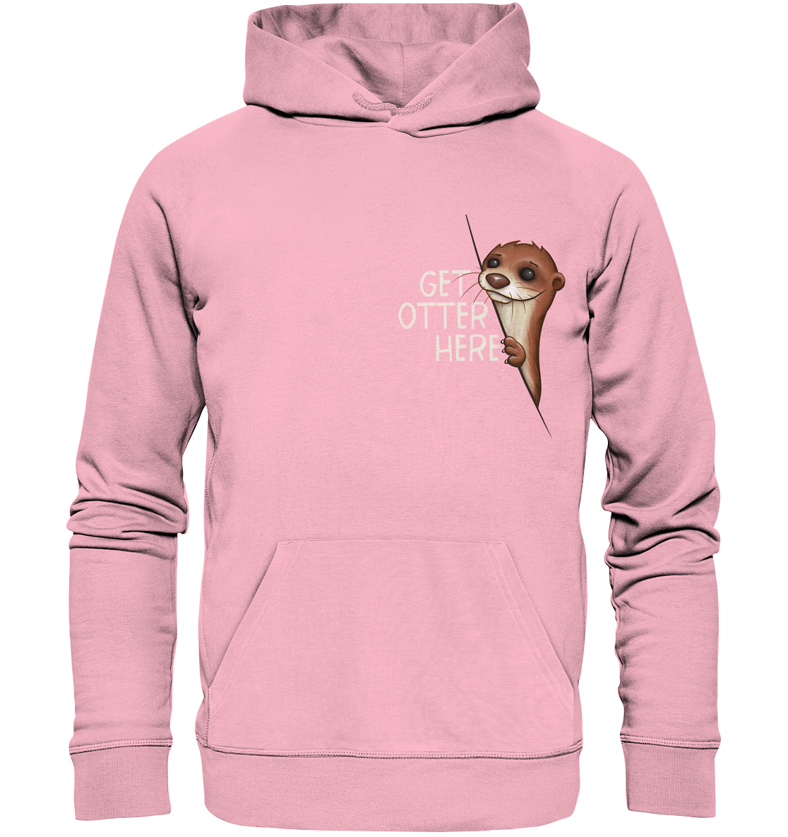 Get Otter Here | Lustiger Otter Kalauer - Organic Hoodie