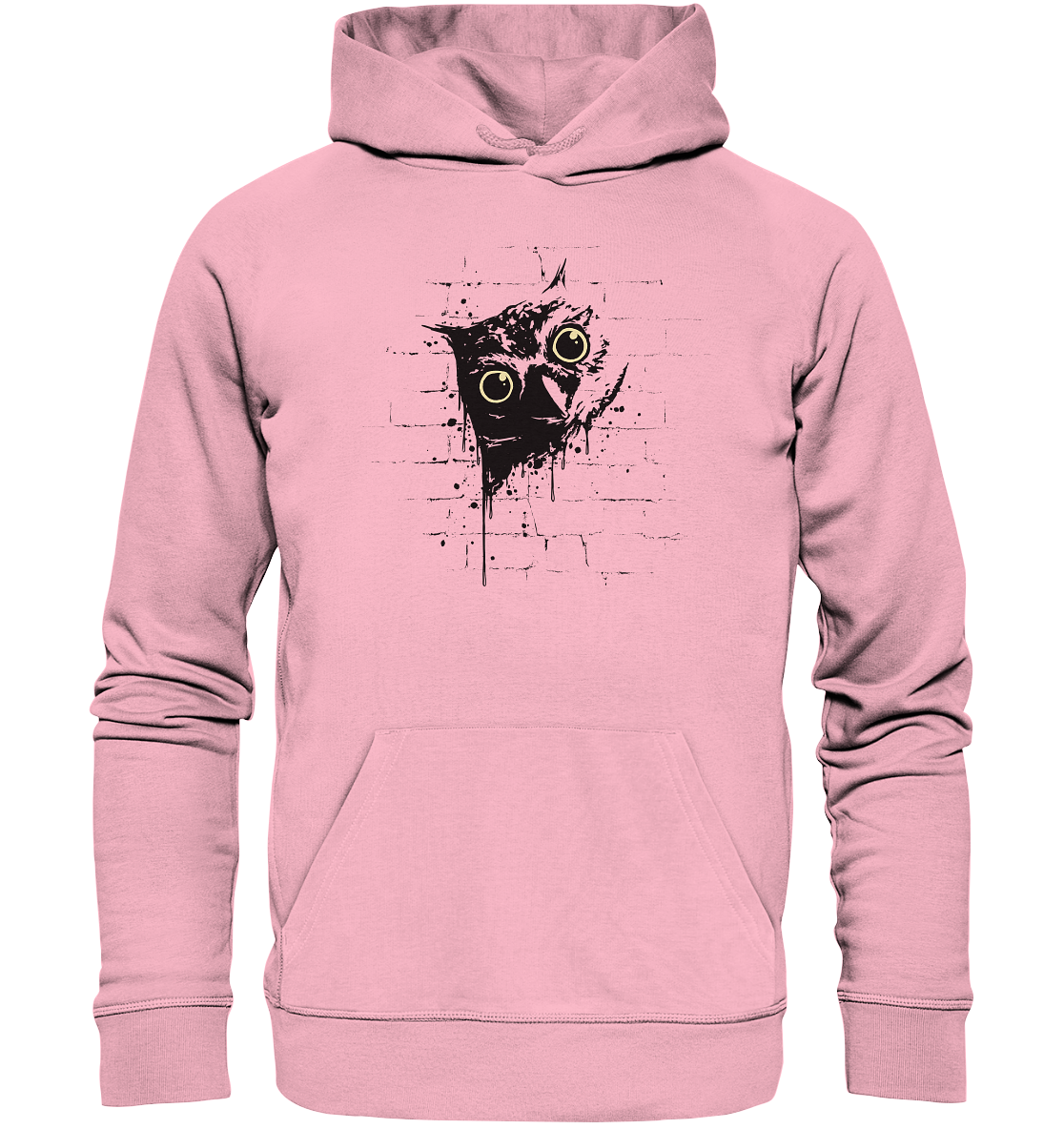 Lässige Street Art Eule - Organic Hoodie