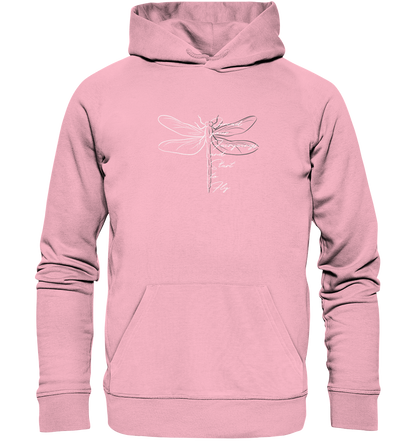Breite die Flügel aus und flieg los | Libelle - Organic Hoodie