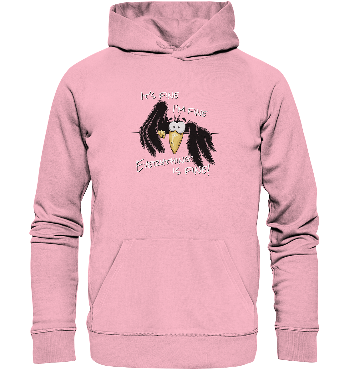 I’m Fine Rabe | Alles Gut Krähe - Organic Hoodie