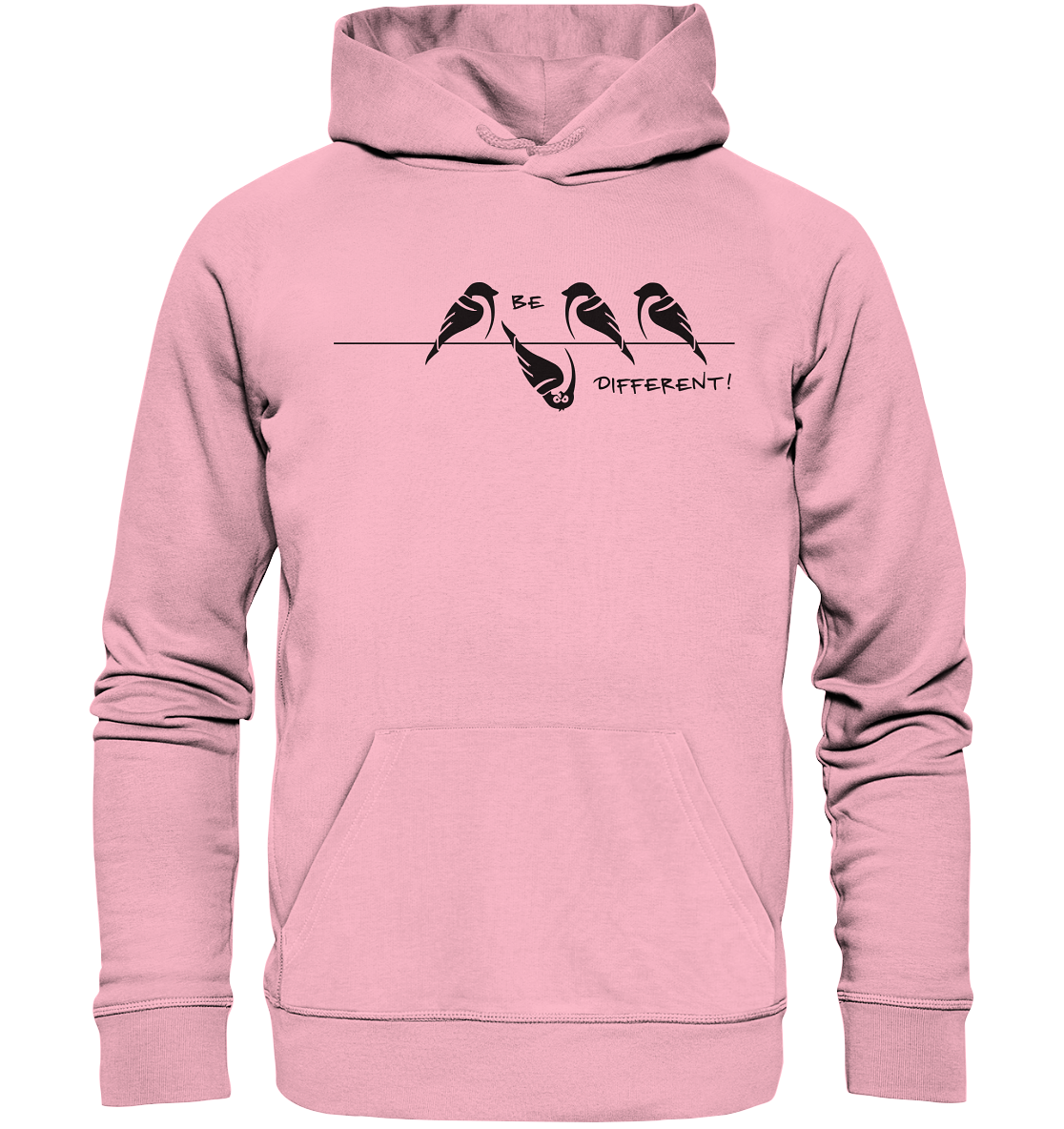 Sei anders, kleiner Spatz - Organic Hoodie