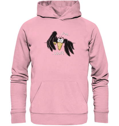 Joa Läuft Krähe gechillter Rabe - Organic Hoodie
