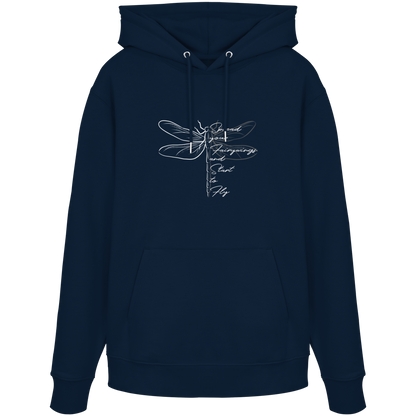 Breite die Flügel aus und flieg los | Libelle - Organic Hoodie