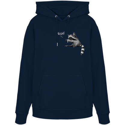 Nope! Frecher verwegener Waschbär - Organic Hoodie