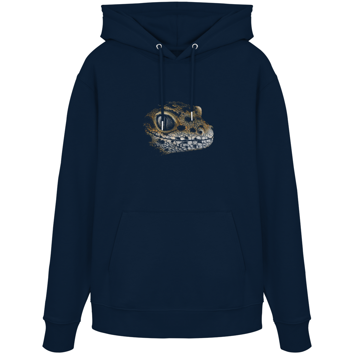 Leopard Gecko Skizze Kritzelkunst - Organic Hoodie