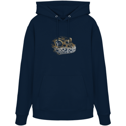 Leopard Gecko Skizze Kritzelkunst - Organic Hoodie