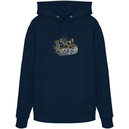 Leopard Gecko Skizze Kritzelkunst - Organic Hoodie