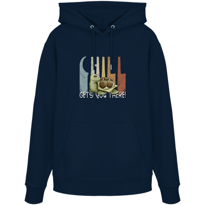 Gechillt gemütliche Schildkröte - Organic Hoodie