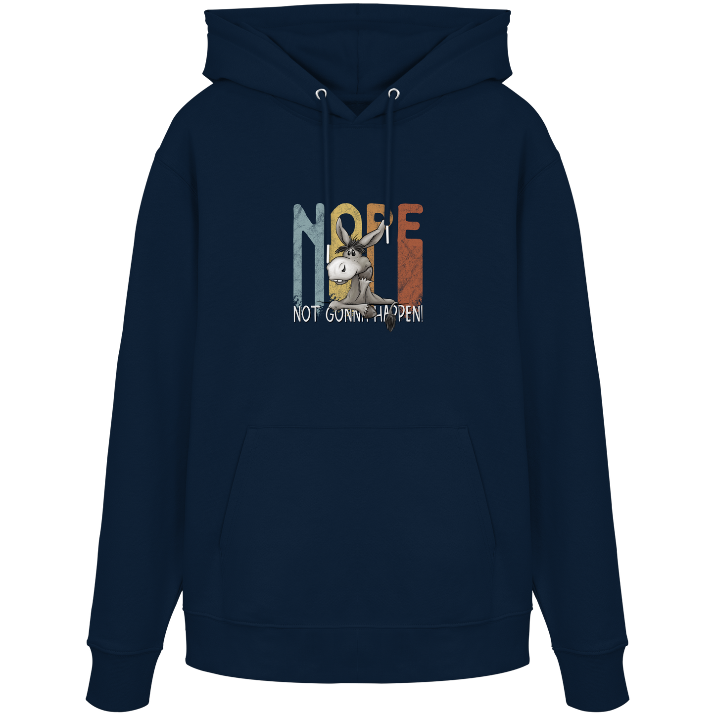 Nope | bockiger Esel - Organic Hoodie