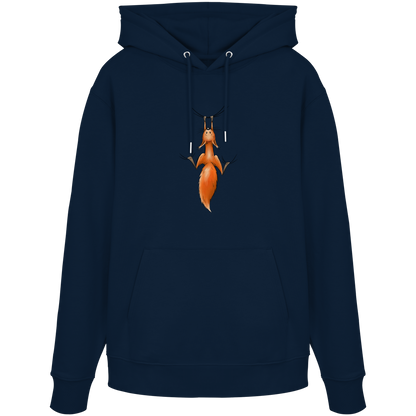 Rotes Eichhörnchen hängt ab - Organic Hoodie