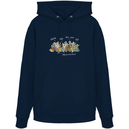 Nope, Nee, Nö Katzen - Organic Hoodie