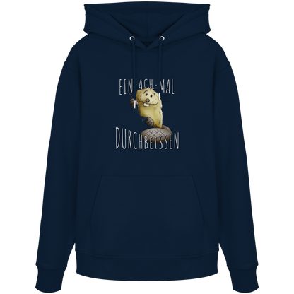 Einfach mal Durchbeissen Biber - Organic Hoodie