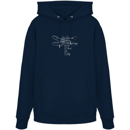 Breite die Flügel aus und flieg los | Libelle - Organic Hoodie