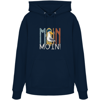 Moin Moin norddeutsche Möwe - Organic Hoodie