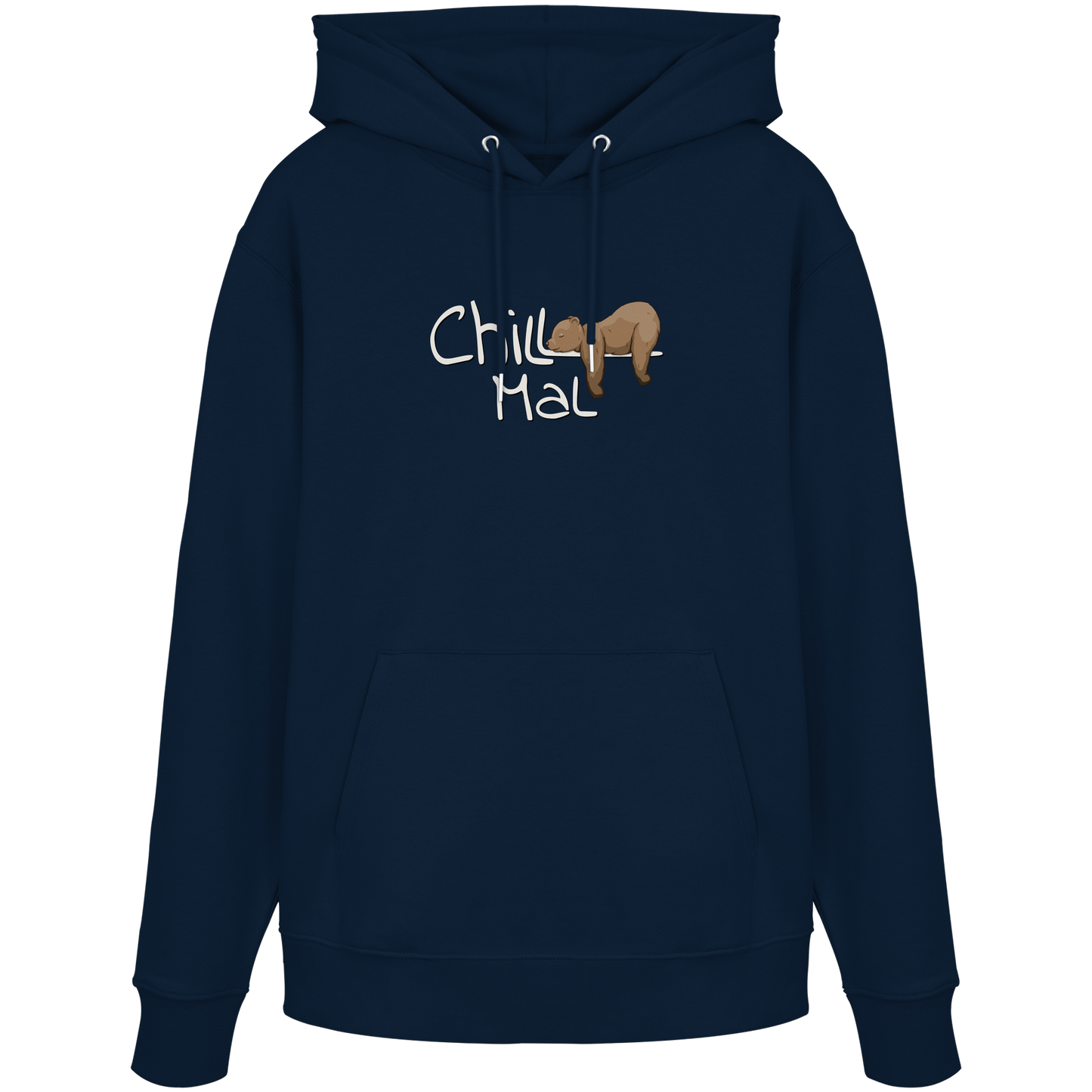 Chill Mal schläfriger Braunbär - Organic Hoodie