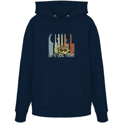 Gechillt gemütliche Schildkröte - Organic Hoodie