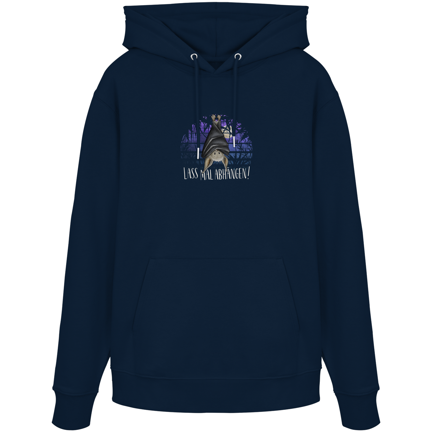 Lass mal abhängen Fledermaus - Organic Hoodie