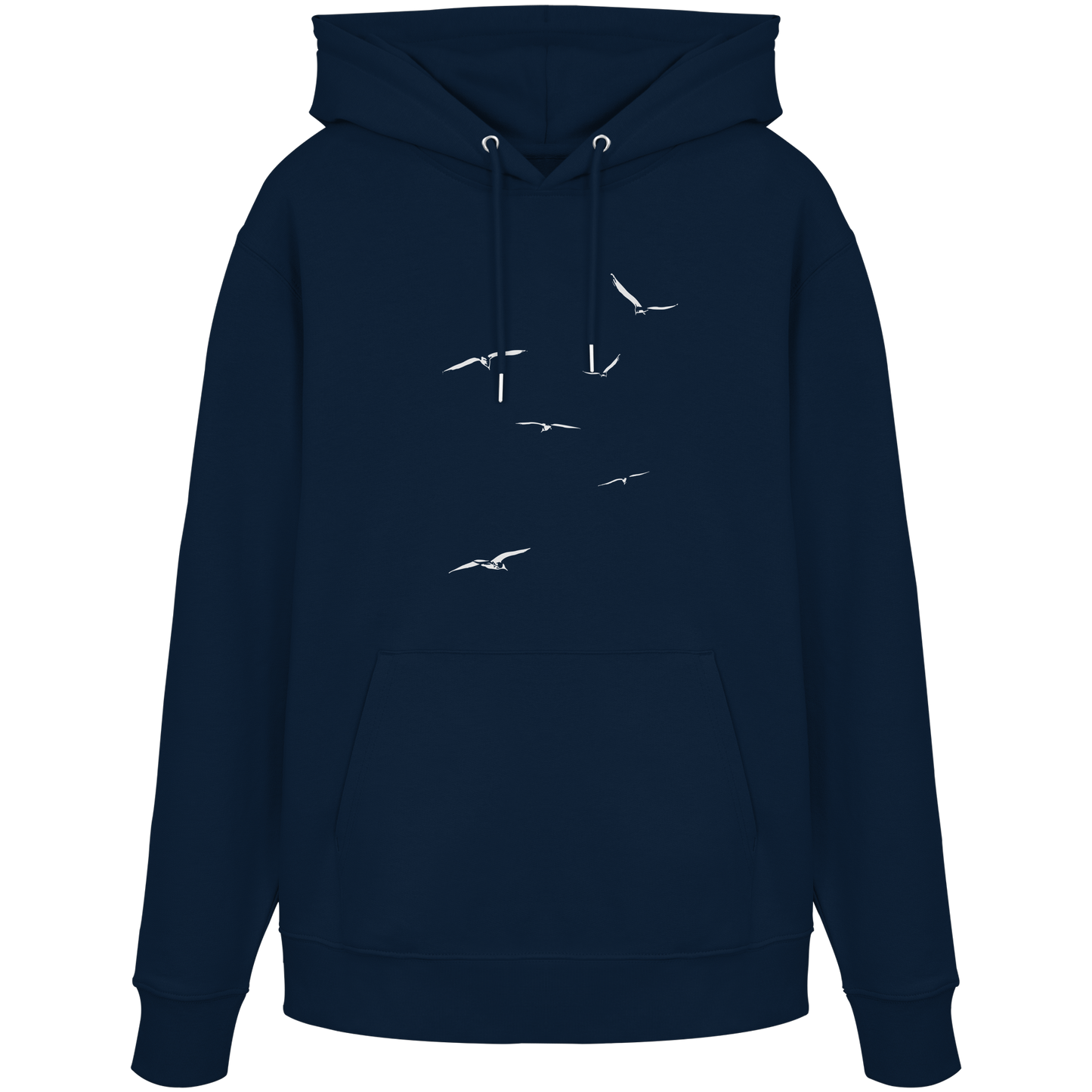 Vogelschwarm – Traum vom Fliegen - Organic Hoodie